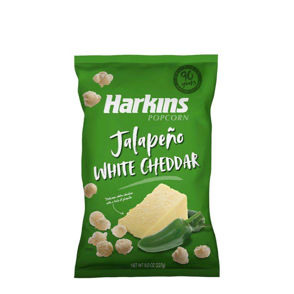 Jalapeño White Cheddar - COMING SOON – HarkinsPopcorn